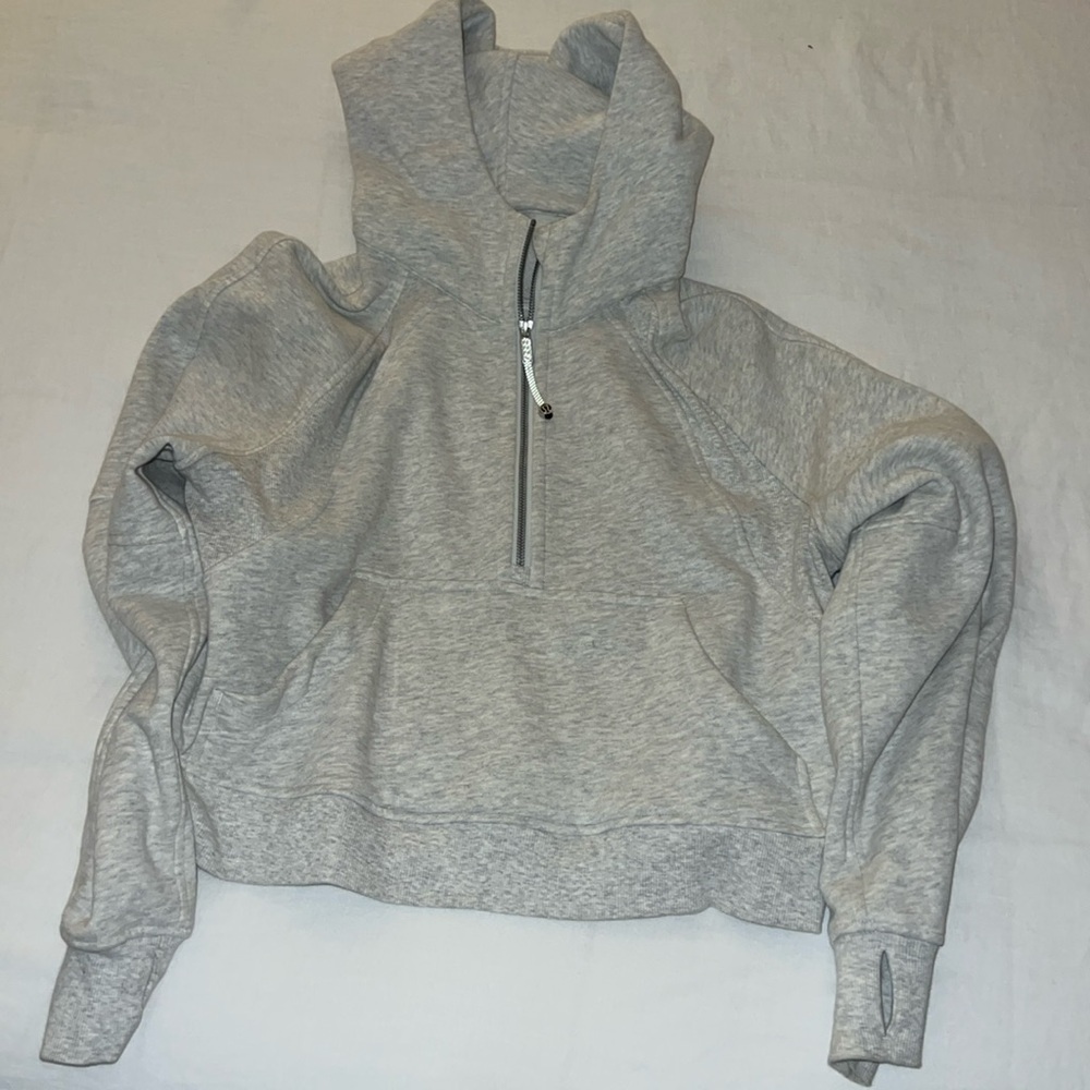 Lululemon Cropped Scuba Half-Zip